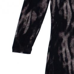 Pre Owned Just Cavalli Animal Print Jersey Dress M