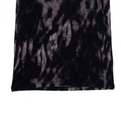 Pre Owned Just Cavalli Animal Print Jersey Dress M