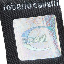 Pre Owned Just Cavalli Purple Front Drape Detail Long Sleeve Top M