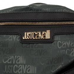 Just Cavalli Black Suede Hobo