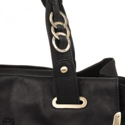 Just Cavalli Black Medium Leather Bag