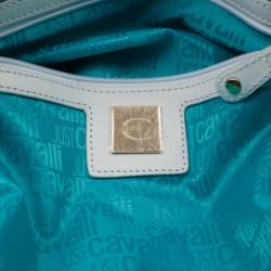 Just Cavalli White Calipso Large Shoulder Hobo