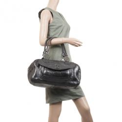 Just Cavalli Grey Medium Leather Bag