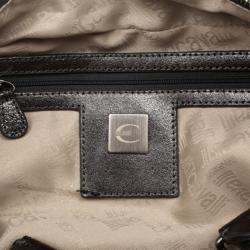 Just Cavalli Grey Medium Leather Bag