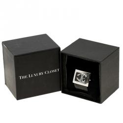 مملوكة مسبقًا Just Cavalli Black Stainless Steel Rectangle Women's Wristwatch 35 mm