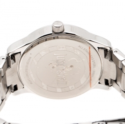 مملوكة مسبقًا ساعة يد نسائية جاست كافالي هاج R7253127511 مزخرفة كرستال ستانلس ستيل سوداء 38 مم