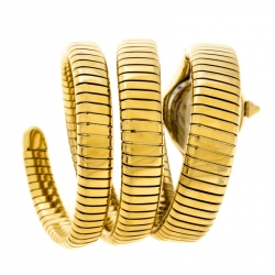 Pre Owned Just Cavalli Yellow Gold Plated Stainless Steel Glam Chic 1L022 Women's Wristwatch 22 mm