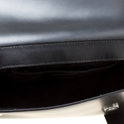 Karl Lagerfeld Black Leather k Sport Shoulder Bag  