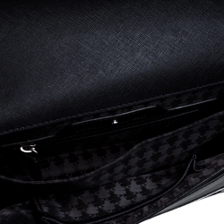 Karl Lagerfeld Black Leather Maybelle Chain Shoulder Bag
