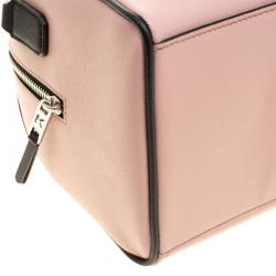Pre Owned Karl Lagerfeld Blush Pink Coated Canvas K/Jet Choupette Mini Duffel Bag