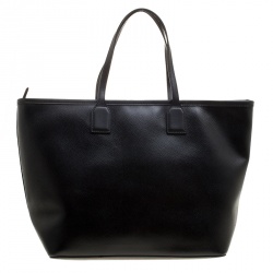 Pre Owned Karl Lagerfield Black PVC Choupette Beach Shopper Tote