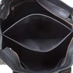Karl Lagerfeld Black Leather K Klassik Tote