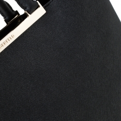 Karl Lagerfeld Black Leather Tote