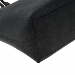 Karl Lagerfeld Black Leather Tote