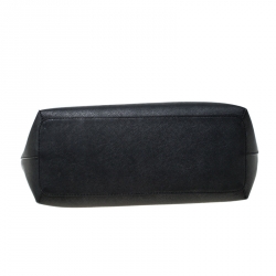 Karl Lagerfeld Black Leather Tote