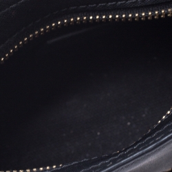 Pre Owned Karl Lagerfeld Black Saffiano Leather Micro K KLASSIK Crossbody Bag