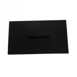 Karl Lagerfeld Metallic Silver Leather Mini K Klassik Tote
