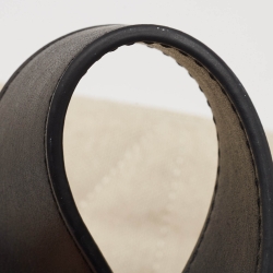 Pre Owned Karl Lagerfeld x Amber Valletta Light Beige Quilted Canvas K/Kushion Bag