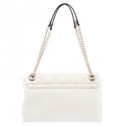 Pre Owned Kate Spade Cream Quilted Leather Astor Court Cynthia Shoulder Bag