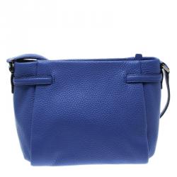 Pre Owned Kate Spade Blue Leather Mini Brandy Crossbody Bag