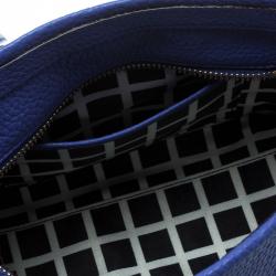 Pre Owned Kate Spade Blue Leather Mini Brandy Crossbody Bag