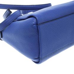 Pre Owned Kate Spade Blue Leather Mini Brandy Crossbody Bag