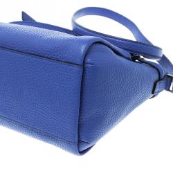 Pre Owned Kate Spade Blue Leather Mini Brandy Crossbody Bag