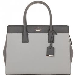 Pre Owned Kate Spade Bicolor Leather Cameron Street Candace Satchel Bag