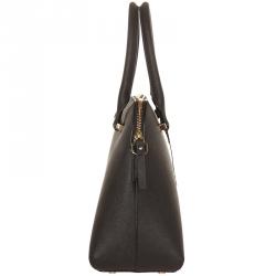 Pre Owned Kate Spade Black Leather Cameron Street Maise Satchel Bag