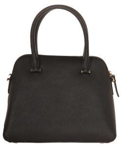 Pre Owned Kate Spade Black Leather Cameron Street Maise Satchel Bag