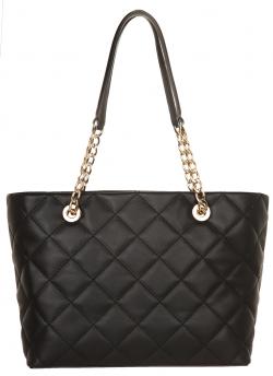 Pre Owned Kate Spade Black Quilted Leather Small Emerson Place Priya Shopper Tote
