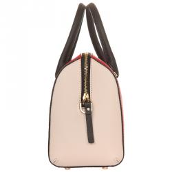 Pre Owned Kate Spade Tricolor Leather Cameron Street Lane Satchel Bag