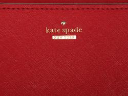 Pre Owned Kate Spade Red Leather Cameron Street Danna Crossbody Bag