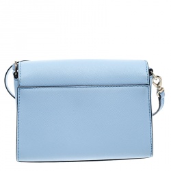 Pre Owned Kate Spade Sky Blue Leather Cameron Street Arielle Crossbody Bag