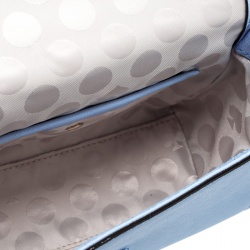 Pre Owned Kate Spade Sky Blue Leather Cameron Street Arielle Crossbody Bag