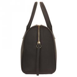 Pre Owned Kate Spade Black Leather Dunne Lane Mega Lane Satchel Bag