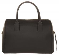 Pre Owned Kate Spade Black Leather Dunne Lane Mega Lane Satchel Bag