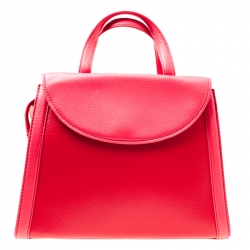 Kate Spade Red/Pink Leather Cobble Hill Adrien Top Handle Bag