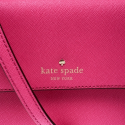 Pre Owned Kate Spade Pink Leather Mini Nora Top Handle Bag
