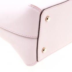 Pre Owned Kate Spade Blush Pink Leather Cedar Street Maise Satchel