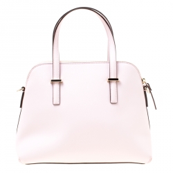 Pre Owned Kate Spade Blush Pink Leather Cedar Street Maise Satchel