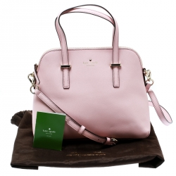 Kate Spade Pink Leather Cedar Street Maise Top Handle Bag