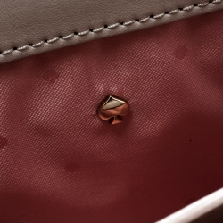 Pre Owned Kate Spade Grey Quilted Leather Emerson Place Vivenna Shoulder Bag