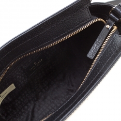Pre Owned Kate Spade Black Leather Grand Street Hayden Crossbody Bag