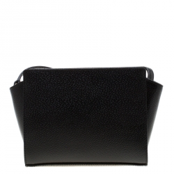 Pre Owned Kate Spade Black Leather Grand Street Hayden Crossbody Bag