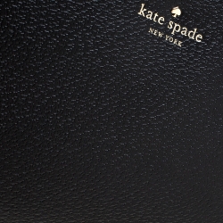 Pre Owned Kate Spade Black Leather Grand Street Hayden Crossbody Bag