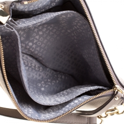 Pre Owned Kate Spade Grey Leather Madelyne Larchmont Avenue Crossbody Bag