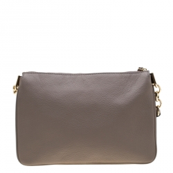 Pre Owned Kate Spade Grey Leather Madelyne Larchmont Avenue Crossbody Bag