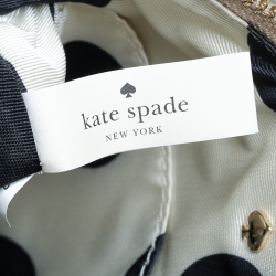 Pre Owned حقيبة كروس كيت سبيد تنلي جلد ذهبية