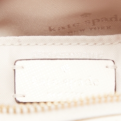 Pre Owned Kate Spade Multicolor Floral Print Leather Perry Dome Crossbody Bag